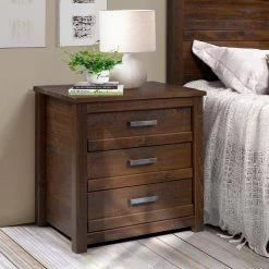 Carmel 3 Drawer Antique Walnut Night Stand by Camaflexi 17 Carmel 3 Drawer Antique Walnut Night Stand by Camaflexi -Camaflexi Shop antique walnut camaflexi nightstands cm105 31 1000