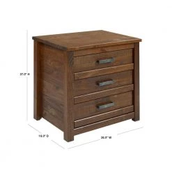 Carmel 3 Drawer Antique Walnut Night Stand by Camaflexi 12 Carmel 3 Drawer Antique Walnut Night Stand by Camaflexi -Camaflexi Shop antique walnut camaflexi nightstands cm105 40 1000
