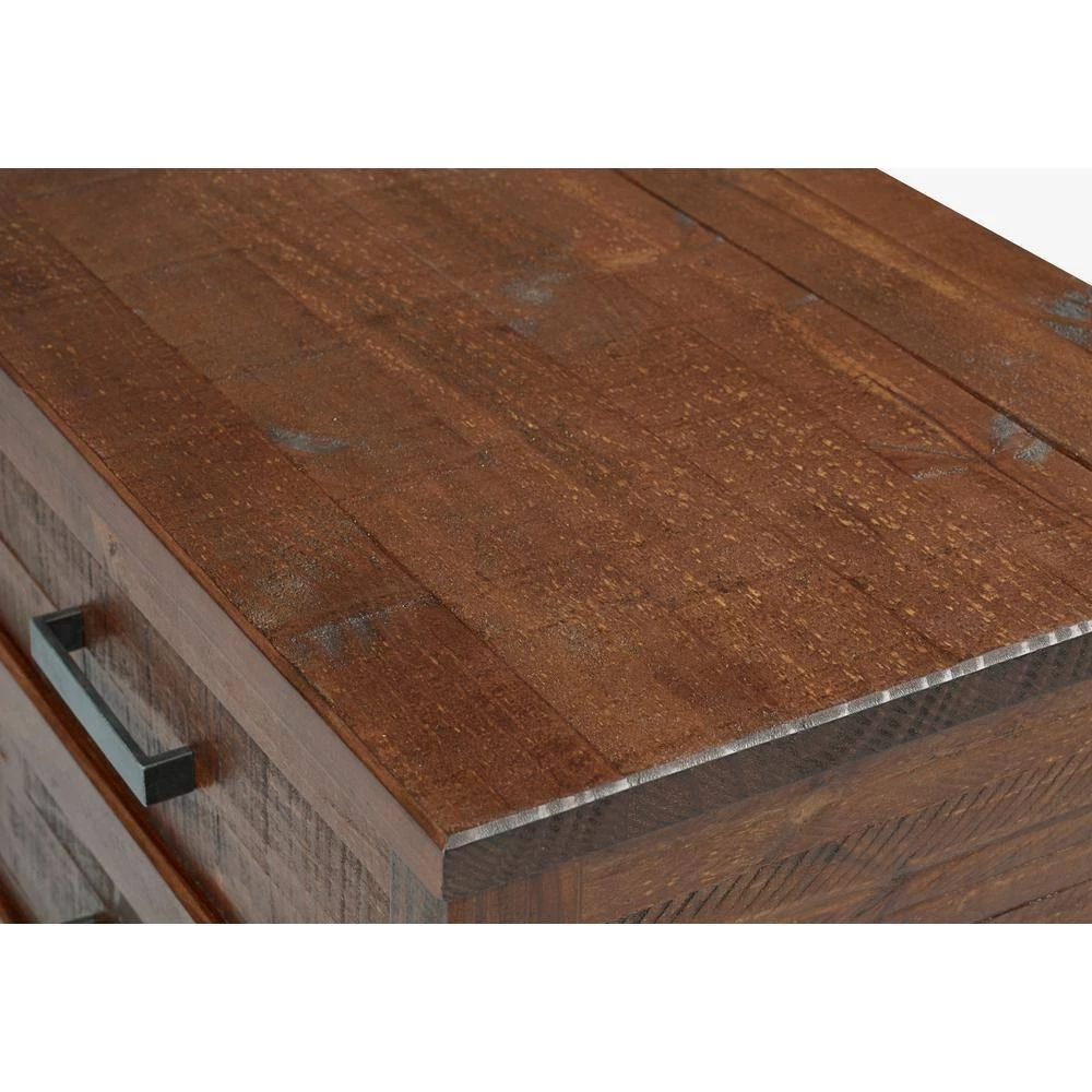 Carmel 3 Drawer Antique Walnut Night Stand by Camaflexi 8 Carmel 3 Drawer Antique Walnut Night Stand by Camaflexi - Image 6