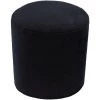 Burke Solid Black Wool Cylinder Accent Pouf by Artistic Weavers -Camaflexi Shop black artistic weavers ottomans s00161017437 64 1000