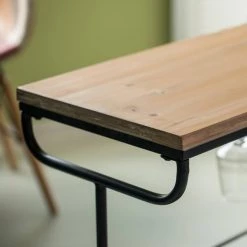 Metal Wine Bar Serving Cart with Rolling Wheels Wine Rack and Glass Holder by Vintiquewise -Camaflexi Shop black vintiquewise bar carts qi004280 76 1000