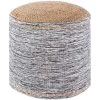 Rosie Black/White Accent Pouf by Artistic Weavers