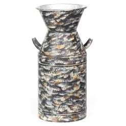 22 in. Antique Brown Rustic Round Milk Can Side Table Farmhouse Milk Jug End Table by Vintiquewise 13 22 in. Antique Brown Rustic Round Milk Can Side Table Farmhouse Milk Jug End Table by Vintiquewise -Camaflexi Shop brown vintiquewise end side tables qi003690 4f 1000