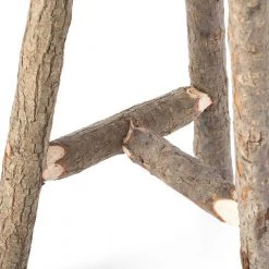 20 H x 12.5 Dia in. Brown Wooden Decorative Antique Log Cabin Natural Accent Stool Side Table by Vintiquewise -Camaflexi Shop brown vintiquewise end side tables qi003848 fa 1000