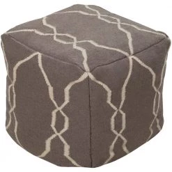 Dia Camel Accent Pouf by Artistic Weavers
