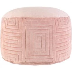 Altena Solid Camel Cotton Round Accent Pouf by Artistic Weavers -Camaflexi Shop camel artistic weavers ottomans s00161020414 1f 1000