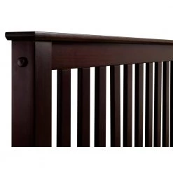 Shaker Style Cappuccino, Full Size, Mission Headboard, Platform Bed by Camaflexi -Camaflexi Shop cappuccino camaflexi platform beds shk272 77 1000