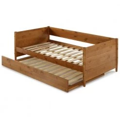 Mid-Century Castanho Twin Size Daybed with Twin Size Trundle Bed by Camaflexi -Camaflexi Shop castanho camaflexi daybeds md2009 44 1000