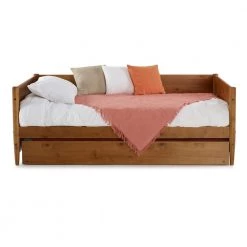 Mid-Century Castanho Twin Size Daybed with Twin Size Trundle Bed by Camaflexi -Camaflexi Shop castanho camaflexi daybeds md2009 c3 1000