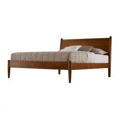 Mid-Century Castanho King Platform Bed by Camaflexi