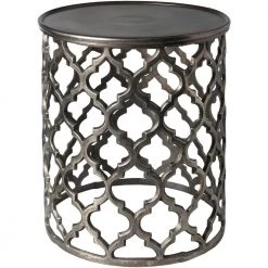 Olyea Charcoal Accent Table by Artistic Weavers