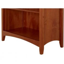 Shaker Style Cherry 48 in. H Solid Wood Bookcase by Camaflexi -Camaflexi Shop cherry camaflexi bookcases bookshelves shk355 1d 1000