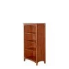 Shaker Style Cherry 48 in. H Solid Wood Bookcase by Camaflexi -Camaflexi Shop cherry camaflexi bookcases bookshelves shk355 64 1000