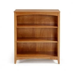 Shaker Style 36 in. Cherry Wood 3-shelf Standard Bookcase with Adjustable Shelves by Camaflexi -Camaflexi Shop cherry camaflexi bookcases bookshelves shk365 4f 1000