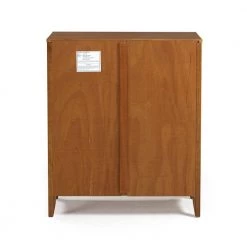 Shaker Style 36 in. Cherry Wood 3-shelf Standard Bookcase with Adjustable Shelves by Camaflexi -Camaflexi Shop cherry camaflexi bookcases bookshelves shk365 66 1000