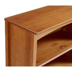 Shaker Style 36 in. Cherry Wood 3-shelf Standard Bookcase with Adjustable Shelves by Camaflexi -Camaflexi Shop cherry camaflexi bookcases bookshelves shk365 a0 1000