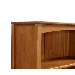 Shaker Style 36 in. Cherry Wood 3-shelf Standard Bookcase with Adjustable Shelves by Camaflexi -Camaflexi Shop cherry camaflexi bookcases bookshelves shk365 c3 1000