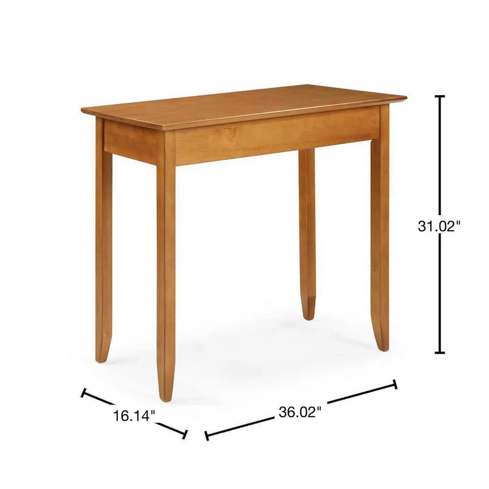 Shaker Style 36 in. Cherry Rectangular Solid Wood Console Table by Camaflexi 4 Shaker Style 36 in. Cherry Rectangular Solid Wood Console Table by Camaflexi - Image 3