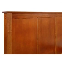 Shaker Style Cherry Queen Size Panel Headboard and Platform Bed by Camaflexi -Camaflexi Shop cherry camaflexi panel beds shk265 77 1000
