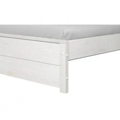 Hampton Coastal White Solid Wood Frame Queen Platform Bed by Camaflexi -Camaflexi Shop coastal white camaflexi platform beds hm609 1d 1000