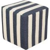 Callisto Dark Blue Accent Pouf by Artistic Weavers -Camaflexi Shop dark blue artistic weavers ottomans s00151050887 64 1000