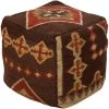 Thorburn Dark Brown Accent Pouf by Artistic Weavers -Camaflexi Shop dark brown artistic weavers ottomans s00151050954 64 1000