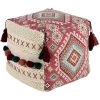 Arethusa Southwestern Dark Red Cotton Cube Accent Pouf by Artistic Weavers 2 Arethusa Southwestern Dark Red Cotton Cube Accent Pouf by Artistic Weavers -Camaflexi Shop dark red artistic weavers ottomans s00161031816 64 1000