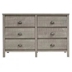 Baja 6-Drawer Driftwood Grey Dresser by Camaflexi