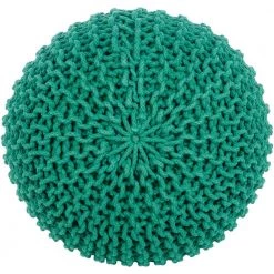 Ixion Khaki Accent Pouf by Artistic Weavers -Camaflexi Shop khaki artistic weavers ottomans s00151051158 1f 1000