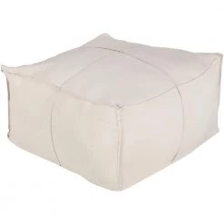 Ixion Khaki Accent Pouf by Artistic Weavers