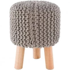 Malmo 16 in. Medium Gray Stool by Artistic Weavers