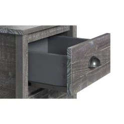 Hampton 2-Drawer Misty Grey Nightstand 23 in. x 20 in. x 15.75 in. by Camaflexi -Camaflexi Shop misty grey camaflexi nightstands hm208 77 1000