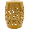 Millais Mustard Stool by Artistic Weavers -Camaflexi Shop mustard artistic weavers end side tables s00151092658 64 1000