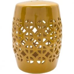 Millais Mustard Stool by Artistic Weavers