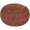 Kylie Mustard Accent Pouf by Artistic Weavers -Camaflexi Shop mustard artistic weavers ottomans s00151051178 64 1000