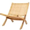 Decorative Natural Foldable Rattan and Teak Wood Chair for Indoor and Outdoor by Vintiquewise -Camaflexi Shop natural vintiquewise accent chairs qi004424 64 1000