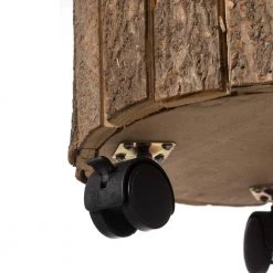 Accent Decorative Natural Wooden 14" Stump Stool With Wheels for Indoor and Outdoor by Vintiquewise 17 Accent Decorative Natural Wooden 14" Stump Stool With Wheels for Indoor and Outdoor by Vintiquewise -Camaflexi Shop natural vintiquewise bar stools qi004283 76 1000