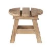 Decorative Antique Wood Style Natural Wooden 7.75" Accent Stool for Indoor and Outdoor by Vintiquewise -Camaflexi Shop natural vintiquewise bar stools qi004290 64 1000