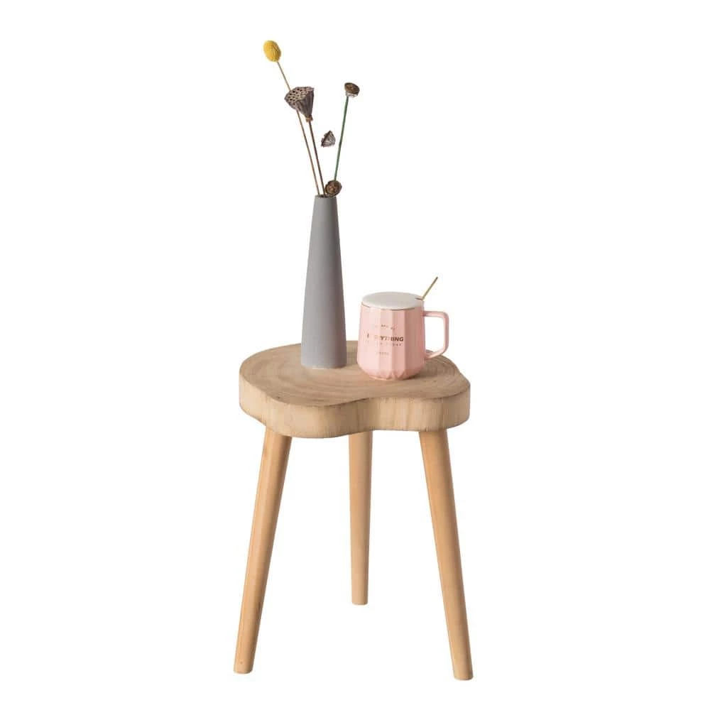 Decorative Antique Wood Slice Natural Wooden 4.75" Accent Stool for Indoor and Outdoor by Vintiquewise 3 Decorative Antique Wood Slice Natural Wooden 4.75" Accent Stool for Indoor and Outdoor by Vintiquewise