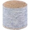 Laney Navy/White Accent Pouf by Artistic Weavers