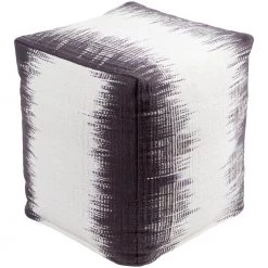 Saxa Purple Accent Pouf by Artistic Weavers