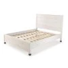 Baja Shabby White, Full Size, Panel Headboard, Platform Bed by Camaflexi