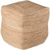 Daphnis Tan Accent Pouf Ottoman by Artistic Weavers