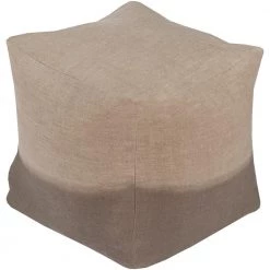 Itoku Taupe Accent Pouf by Artistic Weavers