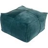 Belinda Teal Accent Pouf by Artistic Weavers -Camaflexi Shop teal artistic weavers ottomans s00151050799 64 1000