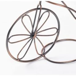 Vintage Decorative Metal Bicycle 1-Bottle Tabletop Countertop Wine Holder by Vintiquewise -Camaflexi Shop vintiquewise wine racks qi003560 44 1000