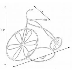 Vintage Decorative Metal Bicycle 1-Bottle Tabletop Countertop Wine Holder by Vintiquewise -Camaflexi Shop vintiquewise wine racks qi003560 fa 1000