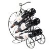 Vintage Decorative Metal Bicycle 6-Bottle Countertop Tabletop Wine Holder by Vintiquewise -Camaflexi Shop vintiquewise wine racks qi003561 64 1000