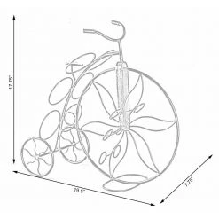 Vintage Decorative Metal Bicycle 6-Bottle Countertop Tabletop Wine Holder by Vintiquewise -Camaflexi Shop vintiquewise wine racks qi003561 fa 1000