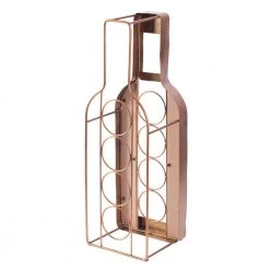 Vintage Decorative Metal Bottle Shaped Freestanding 4-Wine Bottle Holder by Vintiquewise 11 Vintage Decorative Metal Bottle Shaped Freestanding 4-Wine Bottle Holder by Vintiquewise -Camaflexi Shop vintiquewise wine racks qi003565 1f 1000